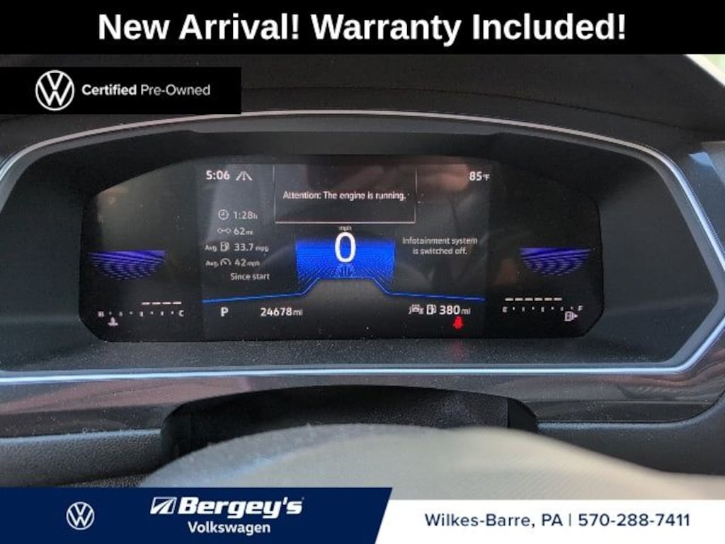 Certified 2024 Volkswagen Tiguan 2.0T SE R-Line Black SUV