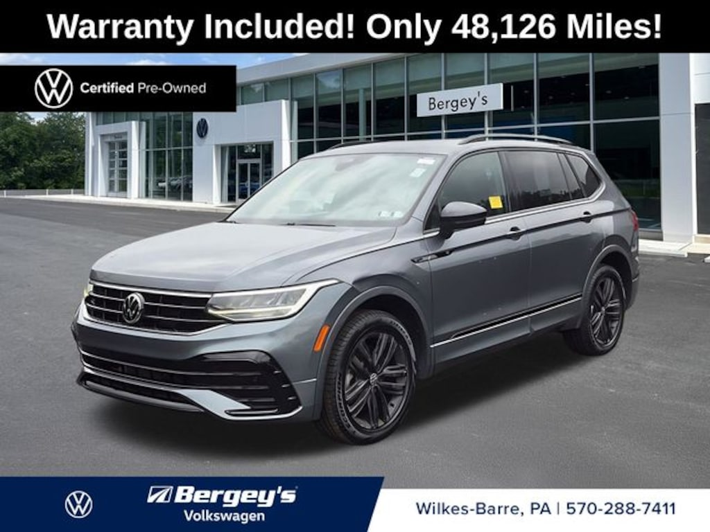 Certified 2022 Volkswagen Tiguan 2.0T SE R-Line Black SUV