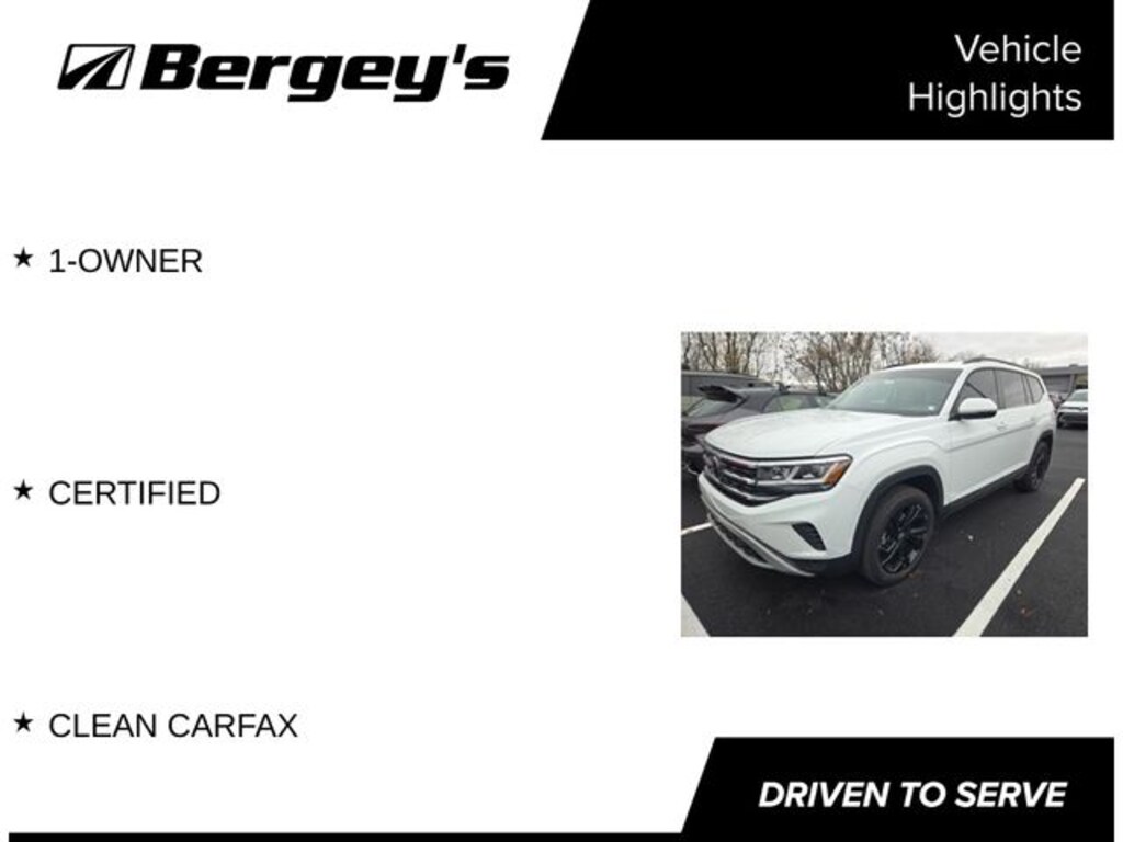 Certified 2023 Volkswagen Atlas 3.6L V6 SE w/Technology SUV