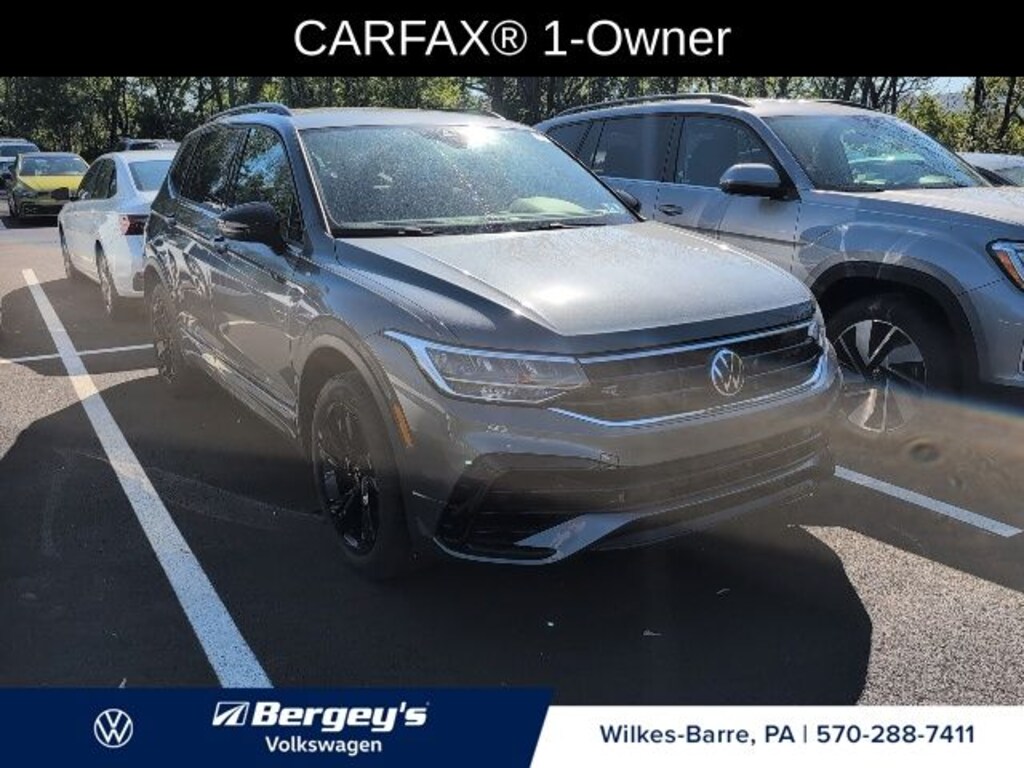 Certified 2024 Volkswagen Tiguan 2.0T SE R-Line Black SUV