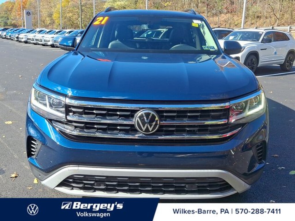 Certified 2021 Volkswagen Atlas 3.6L V6 SE w/Technology SUV