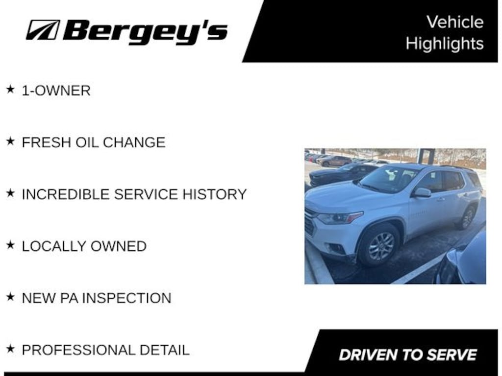 Used 2019 Chevrolet Traverse LT SUV