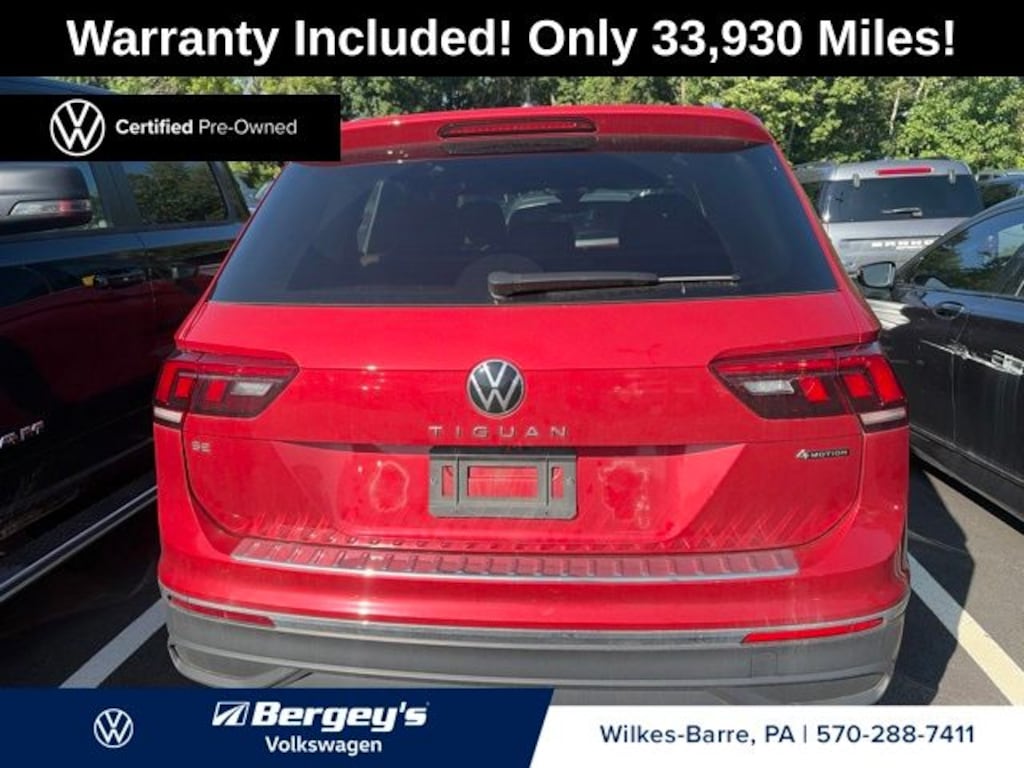 Certified 2023 Volkswagen Tiguan 2.0T SE SUV