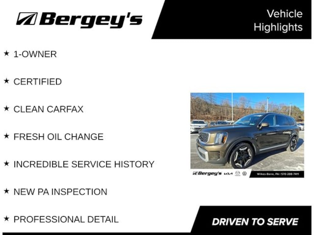 Certified 2023 Kia Telluride S SUV