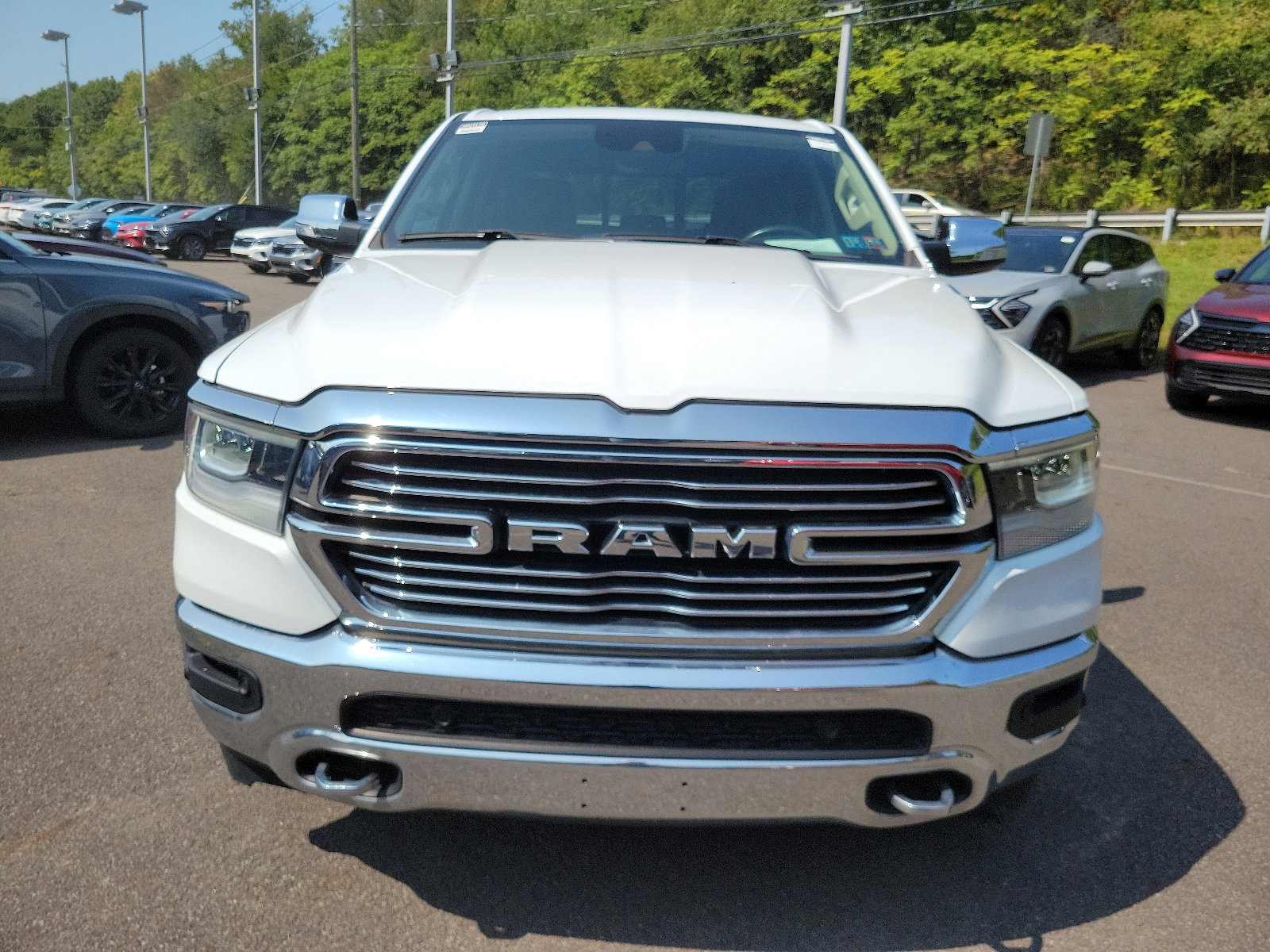 Used 2021 RAM Ram 1500 Pickup Laramie with VIN 1C6SRFJT5MN625794 for sale in Larksville, PA