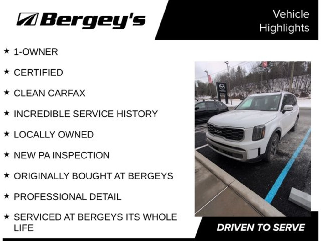 Certified 2023 Kia Telluride S SUV