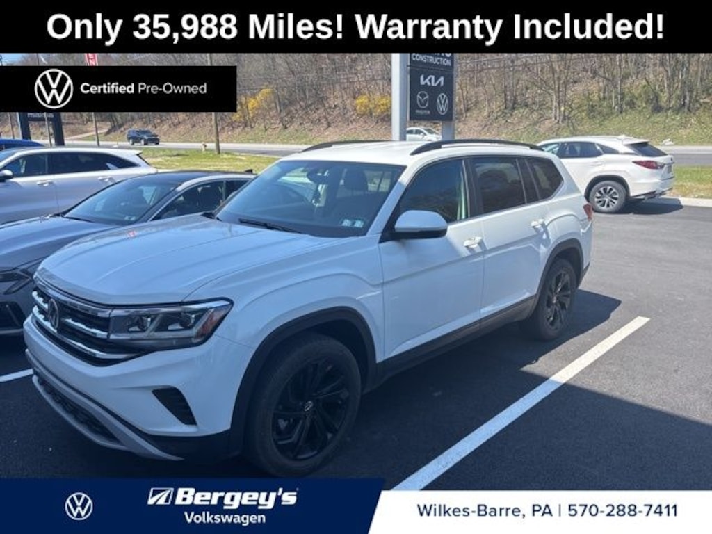 Certified 2023 Volkswagen Atlas 3.6L V6 SE w/Technology SUV