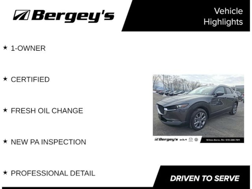 Certified 2023 Mazda CX-30 2.5 S Preferred Package SUV