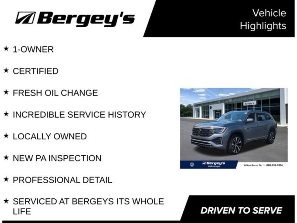 Certified 2024 Volkswagen Atlas 2.0T SEL Premium R-Line SUV