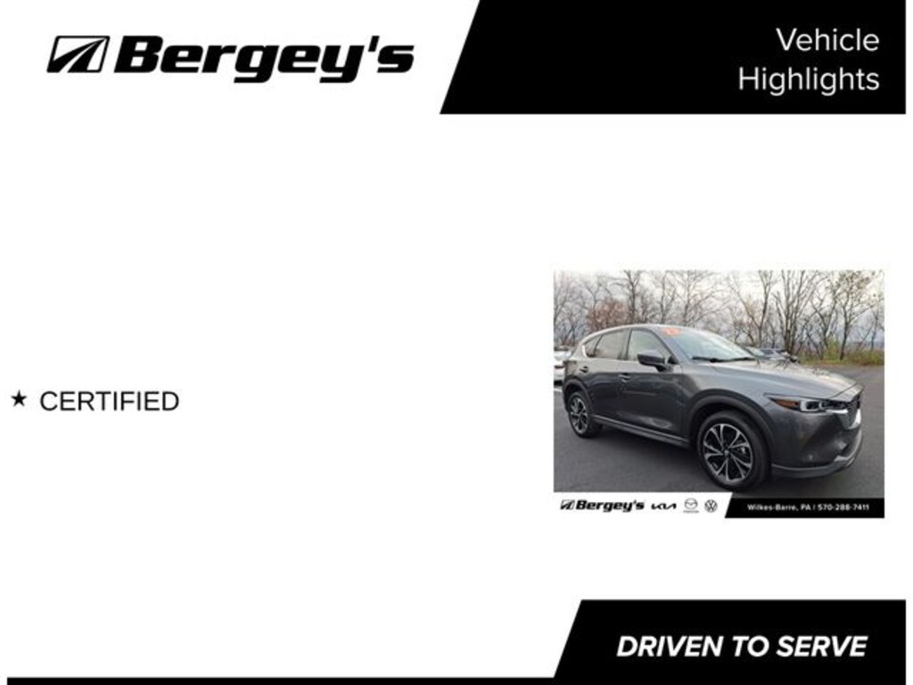 Certified 2022 Mazda CX-5 2.5 S Premium Package SUV