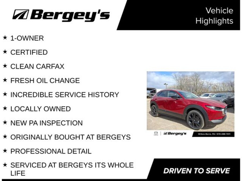 Certified 2025 Mazda CX-30 2.5 S Select Sport SUV