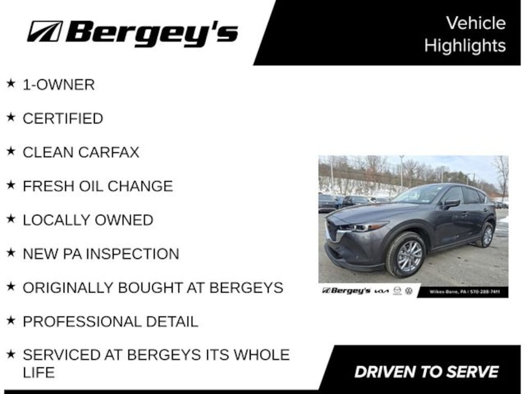 Certified 2023 Mazda CX-5 2.5 S Select Package SUV