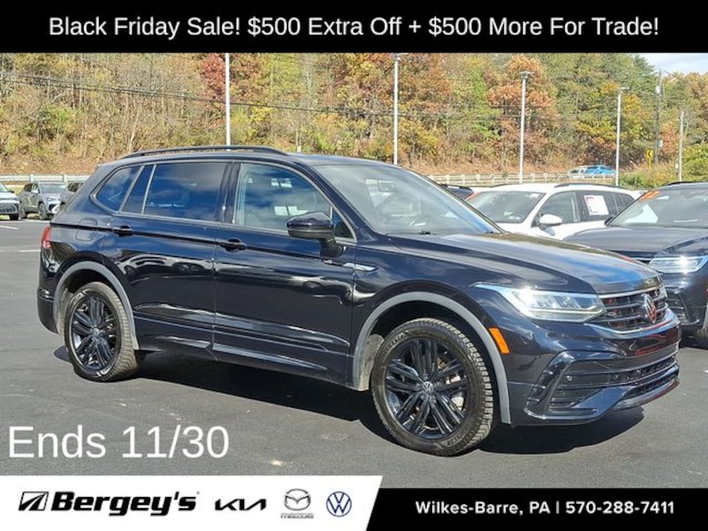 Used 2022 Volkswagen Tiguan 2.0T SE R-Line Black SUV