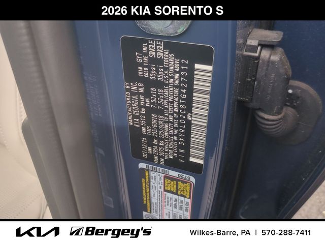2026 Kia Sorento S - Photo 30