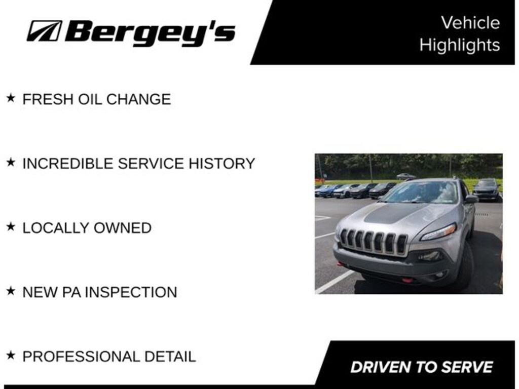 Used 2017 Jeep Cherokee Trailhawk 4x4 SUV