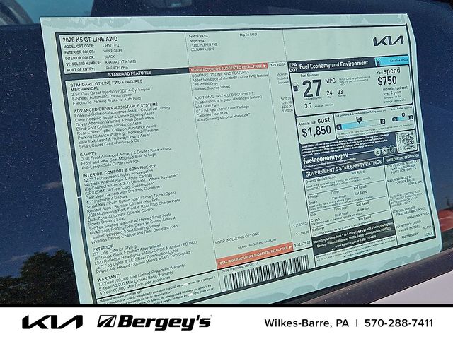 2026 Kia K5 GT-Line - Photo 21