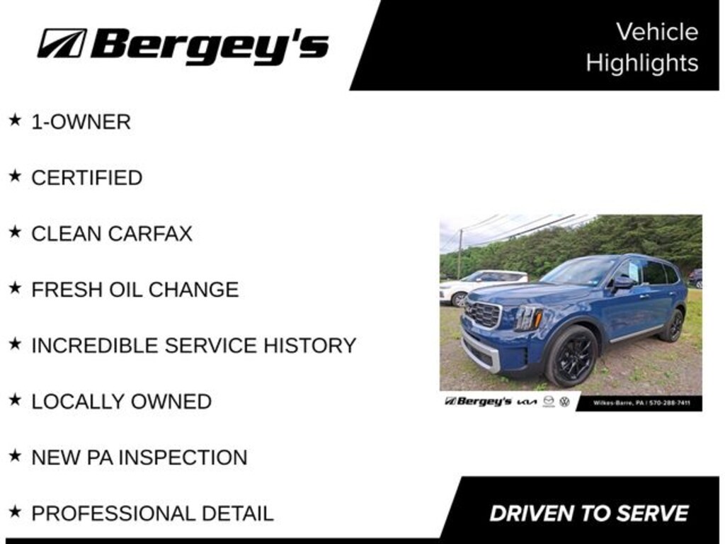 Certified 2024 Kia Telluride S SUV