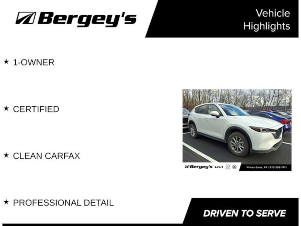 Certified 2023 Mazda CX-5 2.5 S Select Package SUV