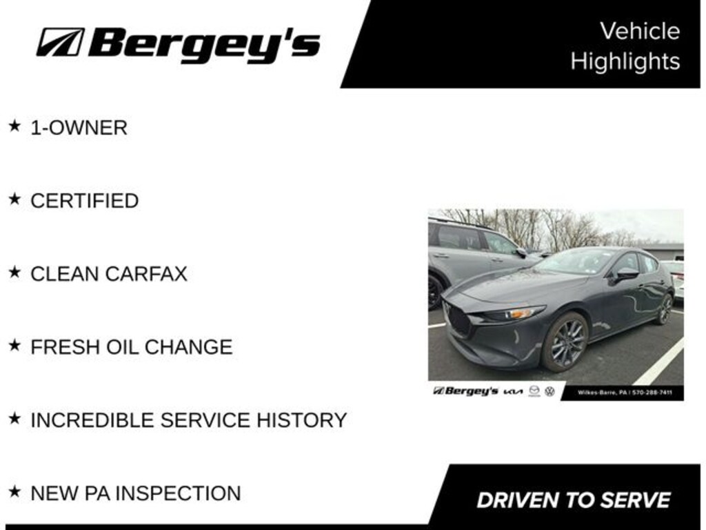 Certified 2022 Mazda Mazda3 Preferred Package Hatchback