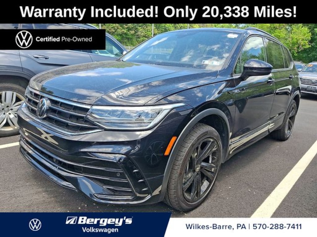 Certified 2024 Volkswagen Tiguan 2.0T SE R-Line Black SUV