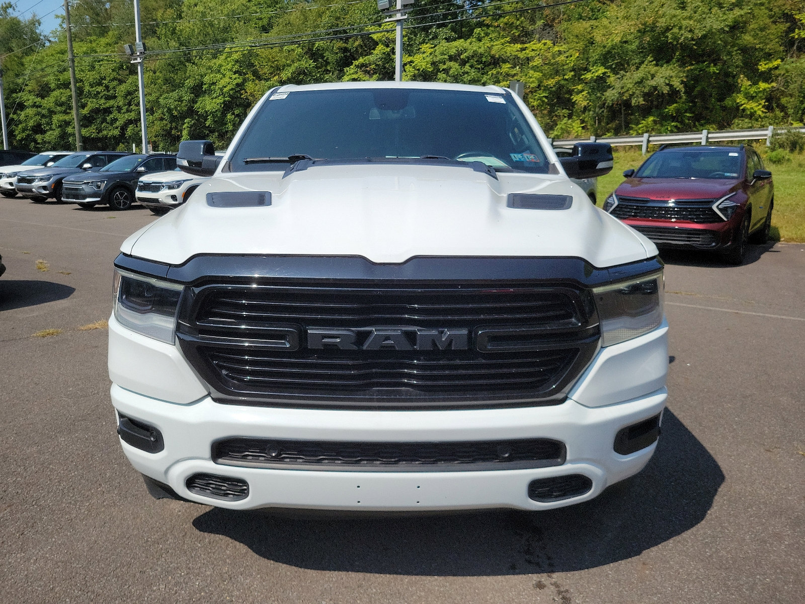 Used 2020 RAM Ram 1500 Pickup Laramie with VIN 1C6SRFJT4LN323802 for sale in Larksville, PA