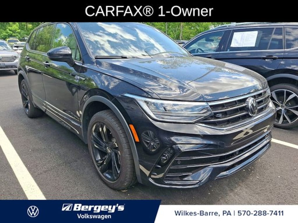 Certified 2024 Volkswagen Tiguan 2.0T SE R-Line Black SUV