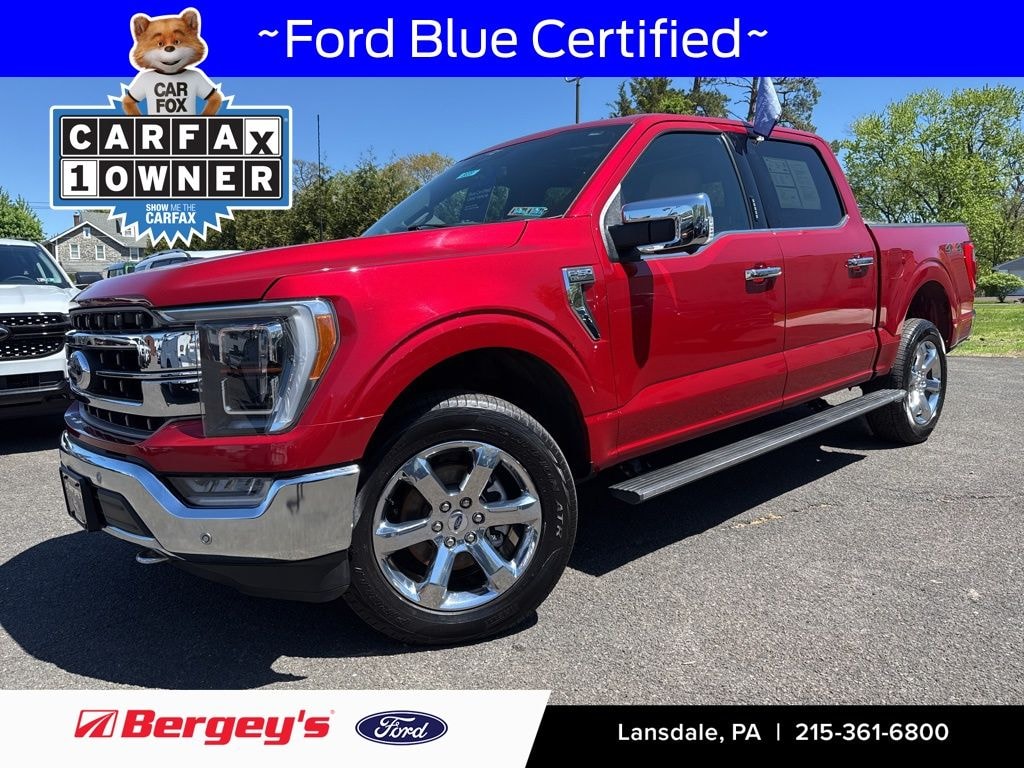Certified 2023 Ford F-150 Lariat 5.0L V8 with Moonroof Truck SuperCrew Cab