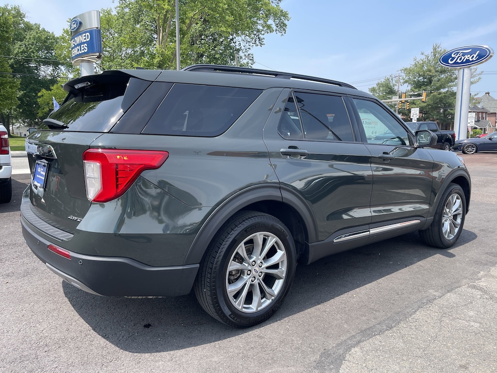 Certified 2022 Ford Explorer XLT -Moonroof, Adaptive Cruise, Nav, 20" Wheels SUV
