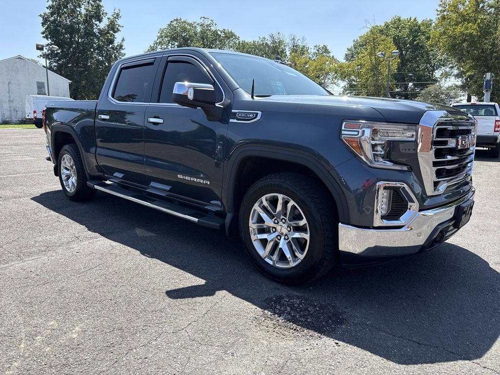 Certified 2019 GMC Sierra 1500 SLT -5.3L, Leather, MR, Apple Carplay Truck Crew Cab