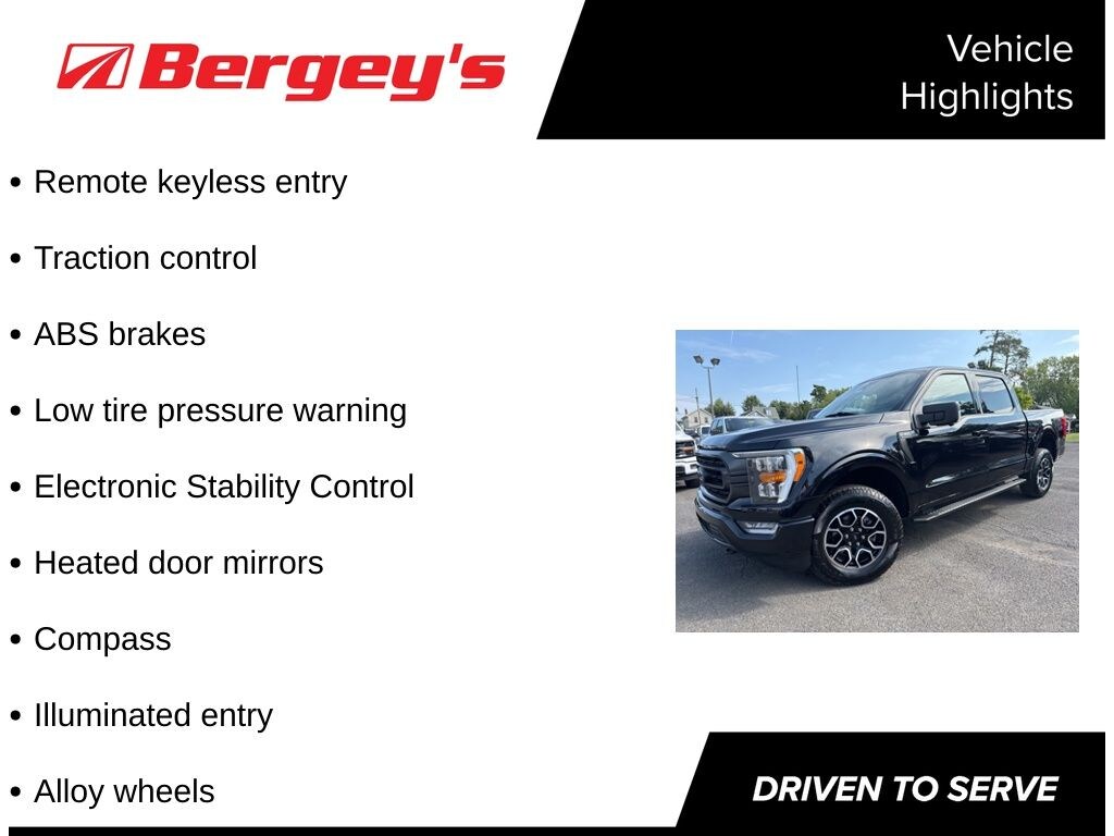 Certified 2023 Ford F-150 XLT -2.7L, Trailer Tow, Sports Appearance, B&O Sound Truck SuperCrew Cab