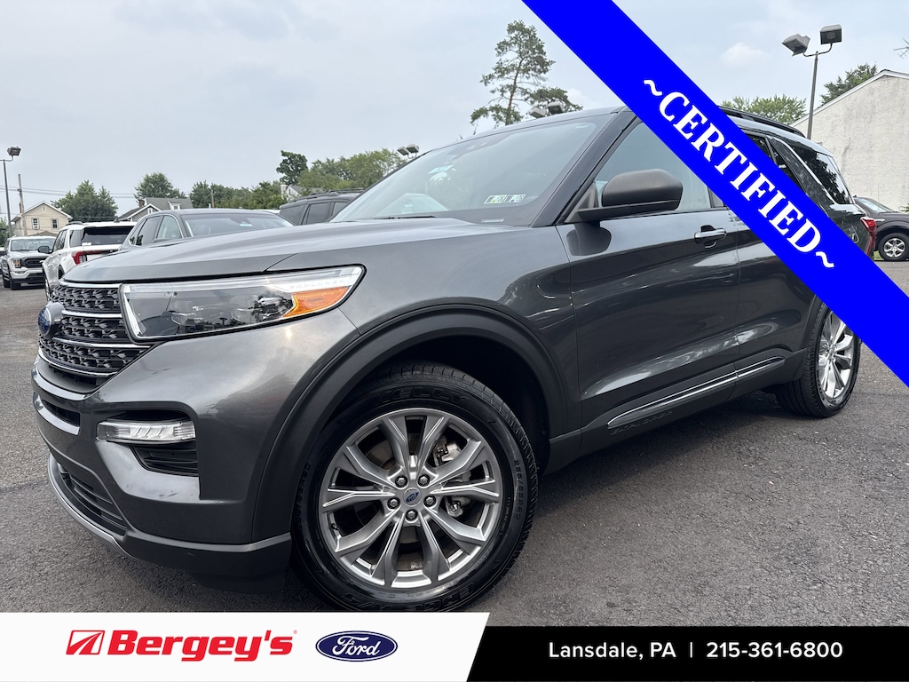 Certified 2020 Ford Explorer XLT -2.3L, MR, Nav, Adapt Cruise, Remote Start SUV