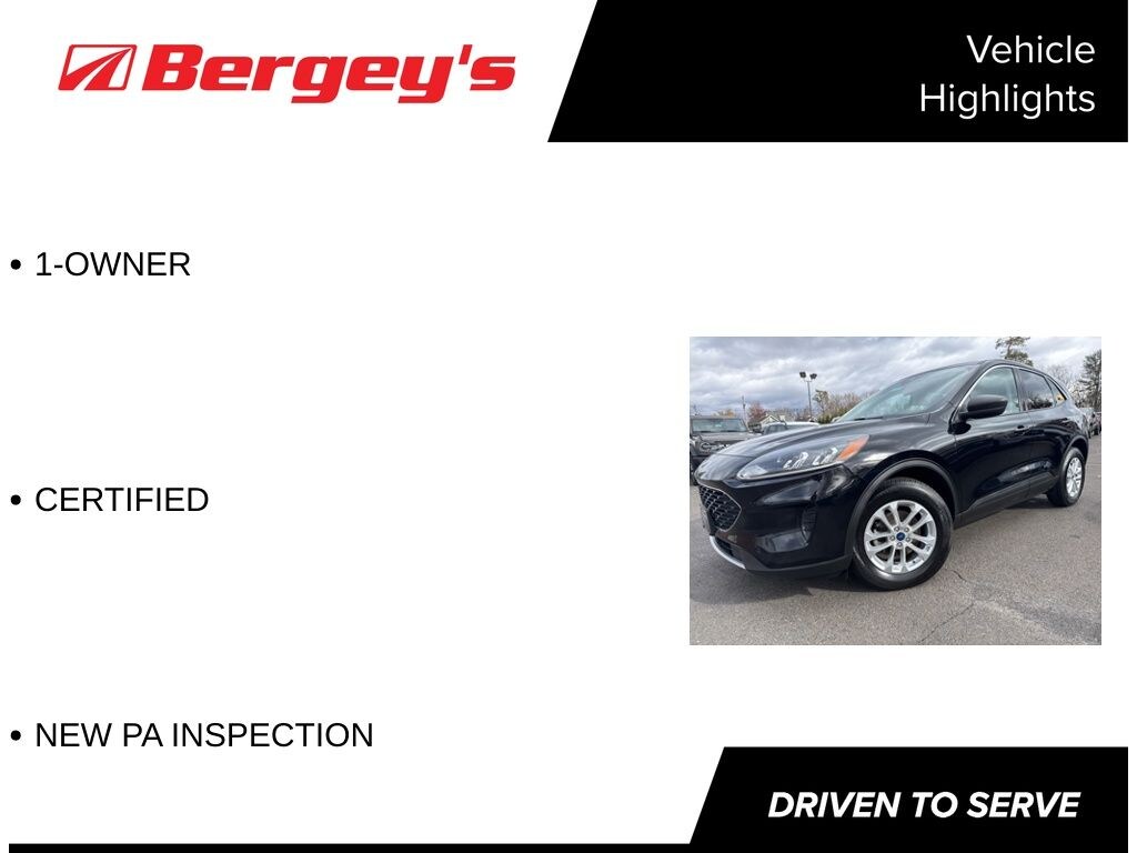 Certified 2022 Ford Escape SE -Convenience Package, Remote Start, Cold Weather SUV