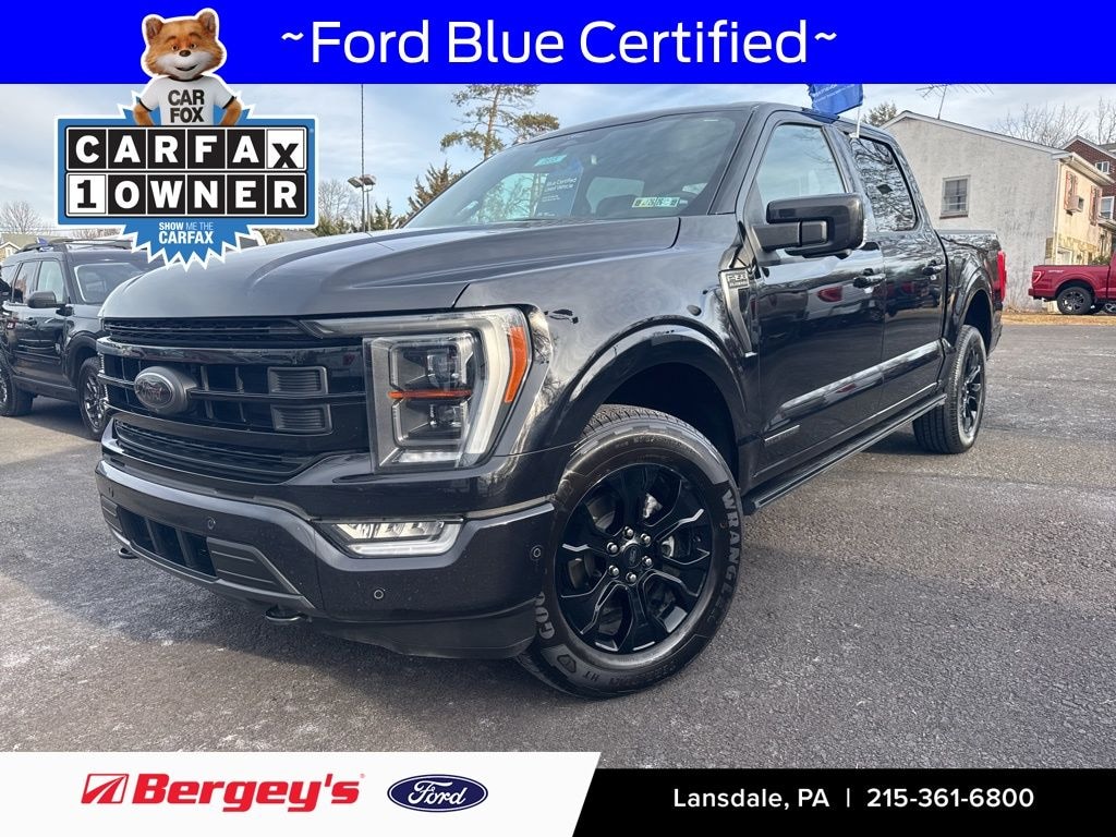 Certified 2022 Ford F-150 Platinum -3.5L, Tow Tech, Black Appearance, 360 Camera Truck SuperCrew Cab