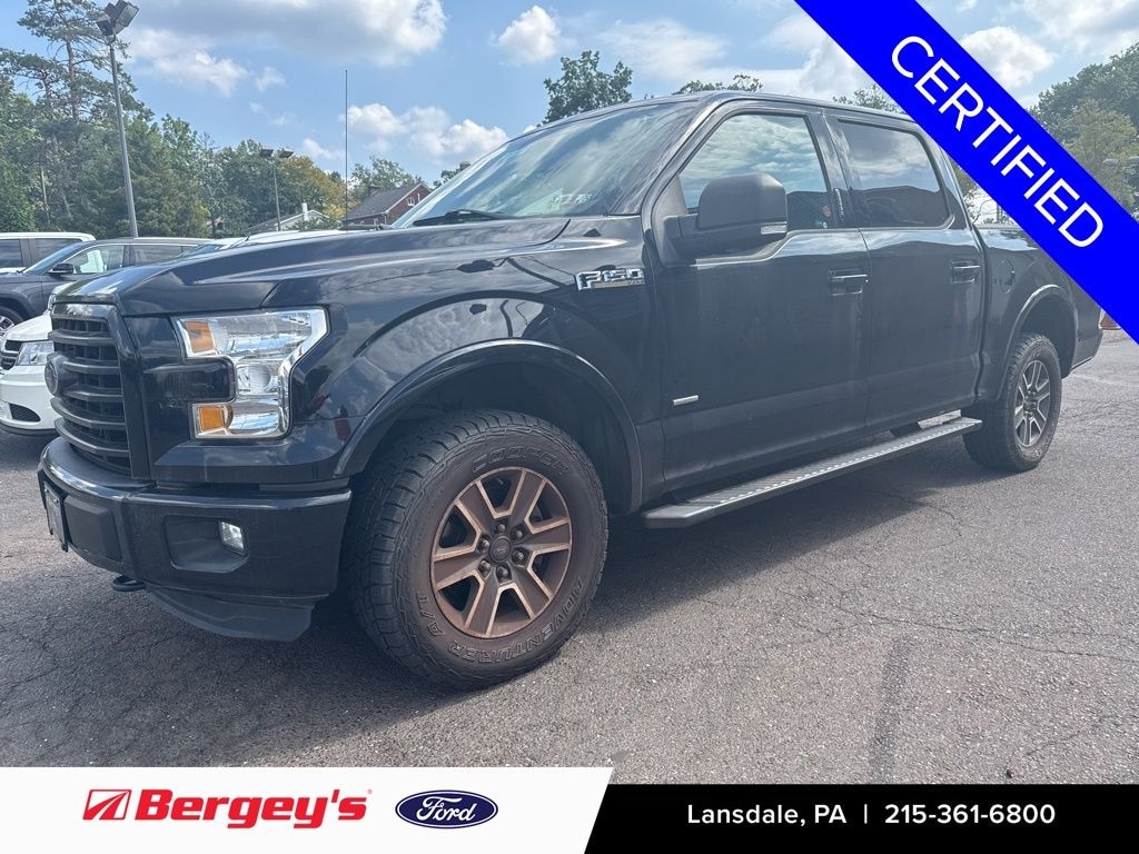 Certified 2016 Ford F-150 XLT -2.7L, Sport Package, Trailer Tow Truck SuperCrew Cab