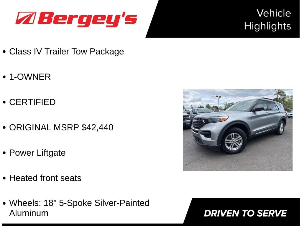 Certified 2023 Ford Explorer XLT with Tow Package SUV