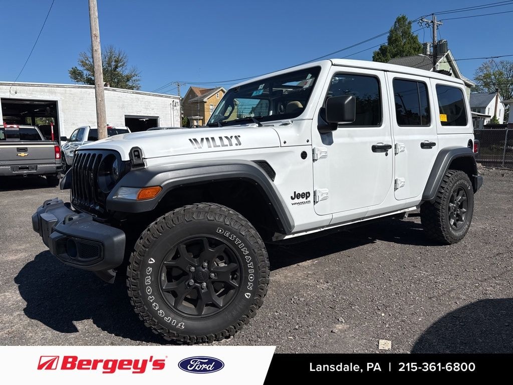 Used 2021 Jeep Wrangler Unlimited Willys -3.6L, Sun & Sound Package, Cold Weather SUV