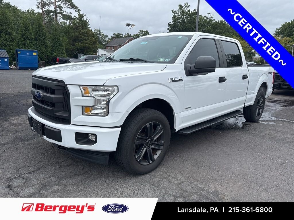 Used 2017 Ford F-150 XL -3.5L, Long Bed, Max Tow Package, Sports Appearance Truck SuperCrew Cab