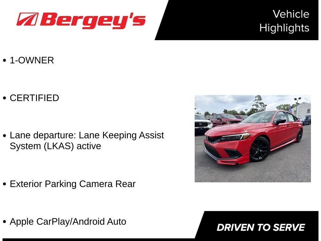 Certified 2024 Honda Civic Sport Hatchback