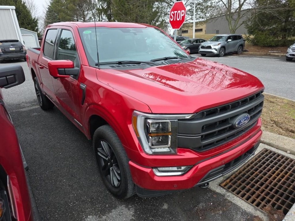 Used 2023 Ford F-150 Lariat Hybrid with a Moonroof Truck SuperCrew Cab