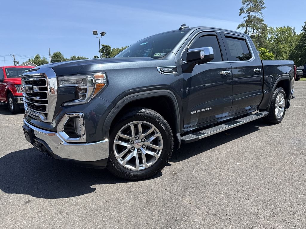 Certified 2019 GMC Sierra 1500 SLT -5.3L, Leather, MR, Apple Carplay Truck Crew Cab