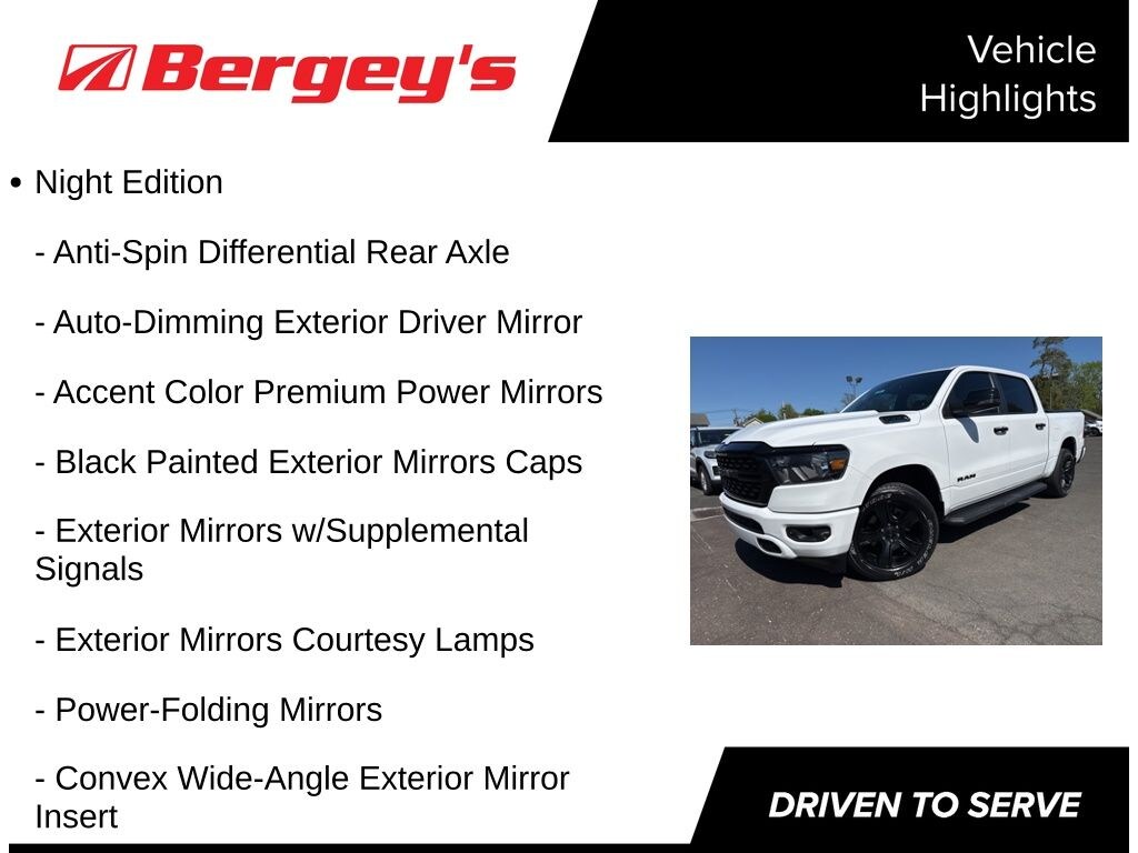 Certified 2023 Ram 1500 Big Horn Night Edition Truck Crew Cab