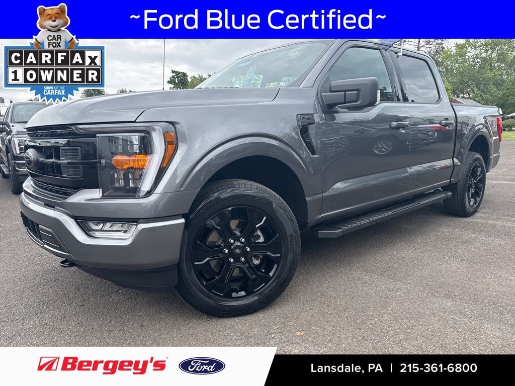 Certified 2022 Ford F-150 XLT -2.7L, MR, Leather, Sport/Black Appearance Package Truck SuperCrew Cab