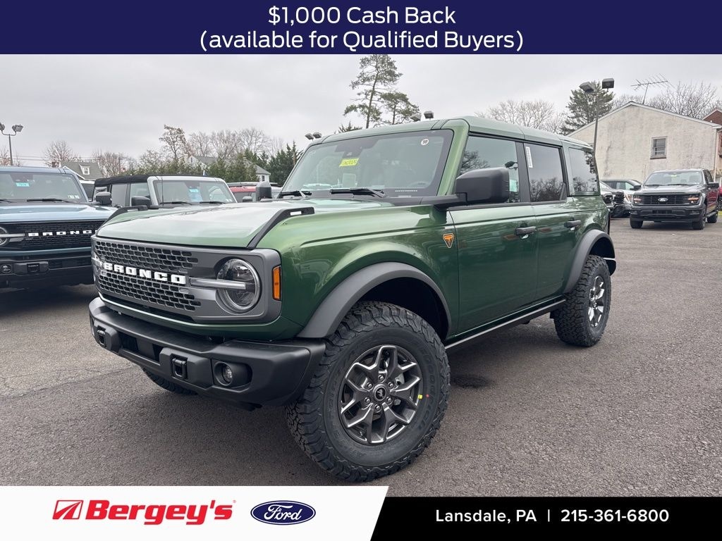 New 2025 Ford Bronco Badlands 2.7L V-6 Hardtop SUV