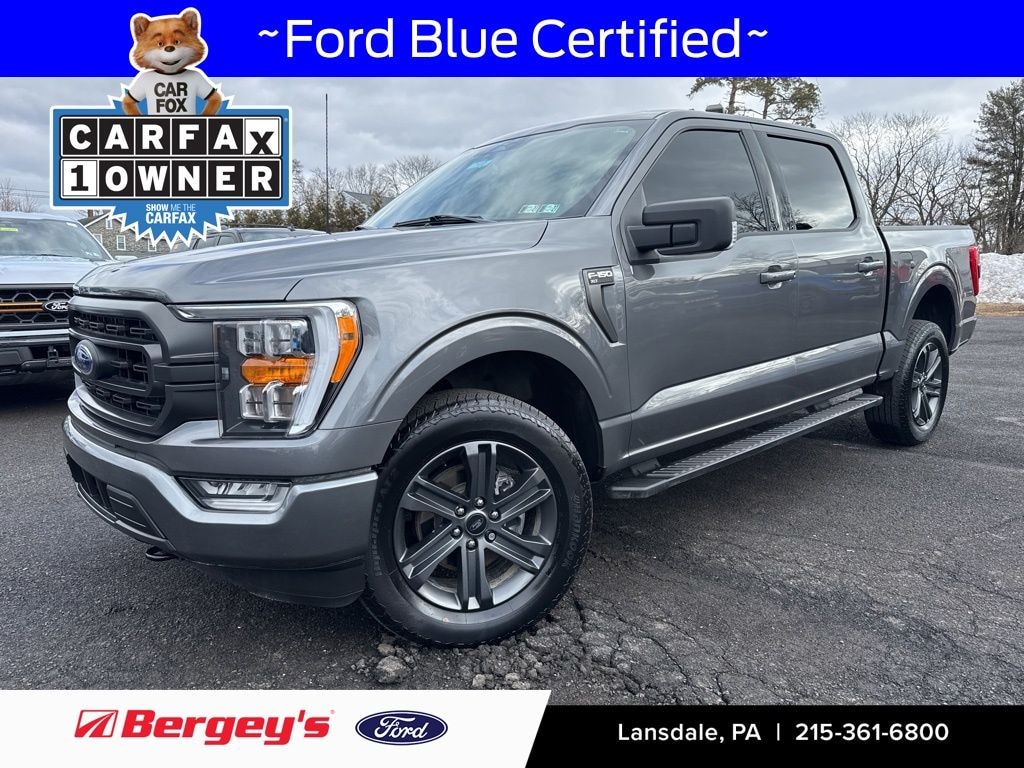 Certified 2023 Ford F-150 XLT Sport 3.5L MAX Tow Pkg Truck SuperCrew Cab
