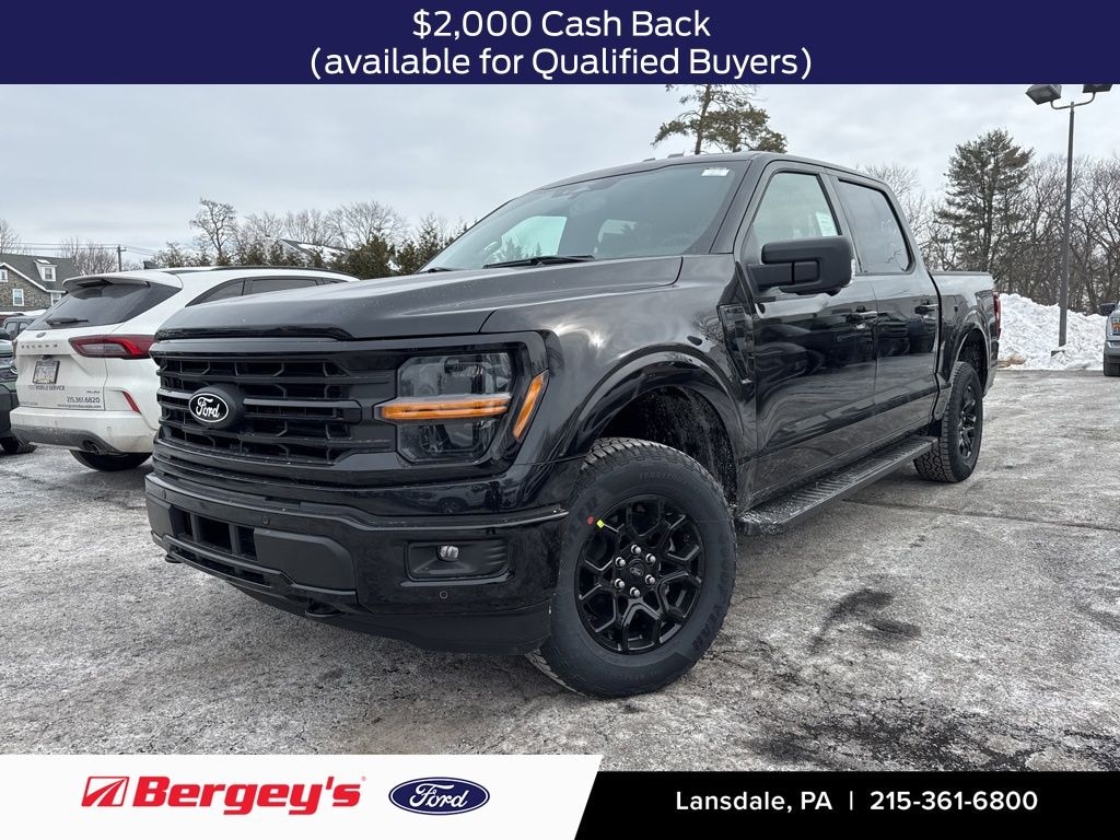 New 2026 Ford F-150 XLT 2.7L Black Appearance Pkg Truck SuperCrew Cab