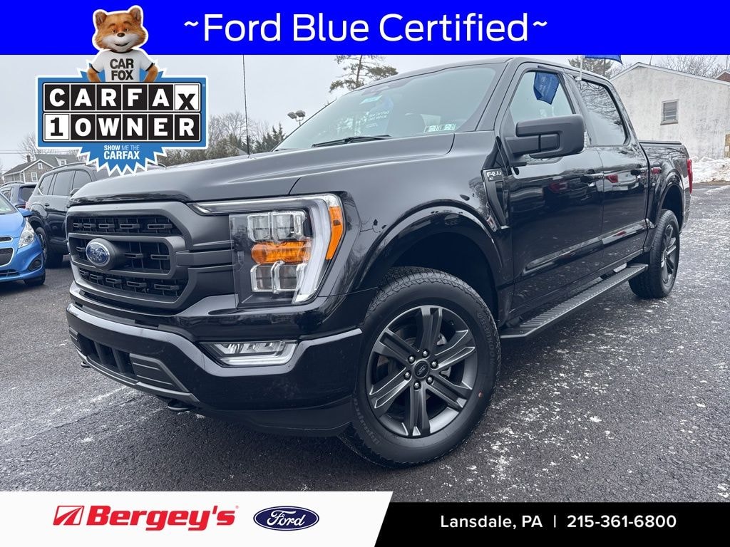 Certified 2023 Ford F-150 XLT Sport 2.7L Tow Package Truck SuperCrew Cab