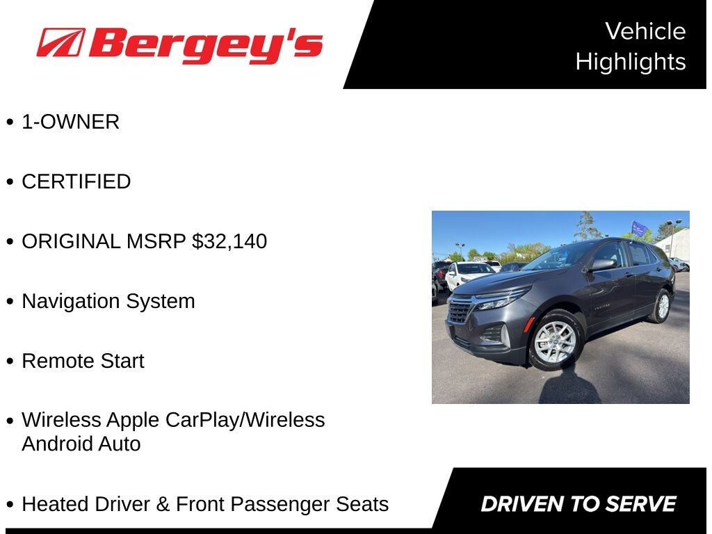 Certified 2022 Chevrolet Equinox LT AWD SUV
