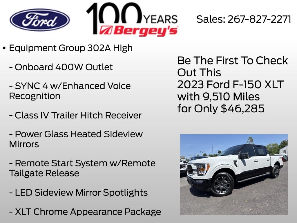 Used 2023 Ford F-150 Heritage -2.7L, MR, FX4, B&O Sound, Trailer Tow Truck SuperCrew Cab