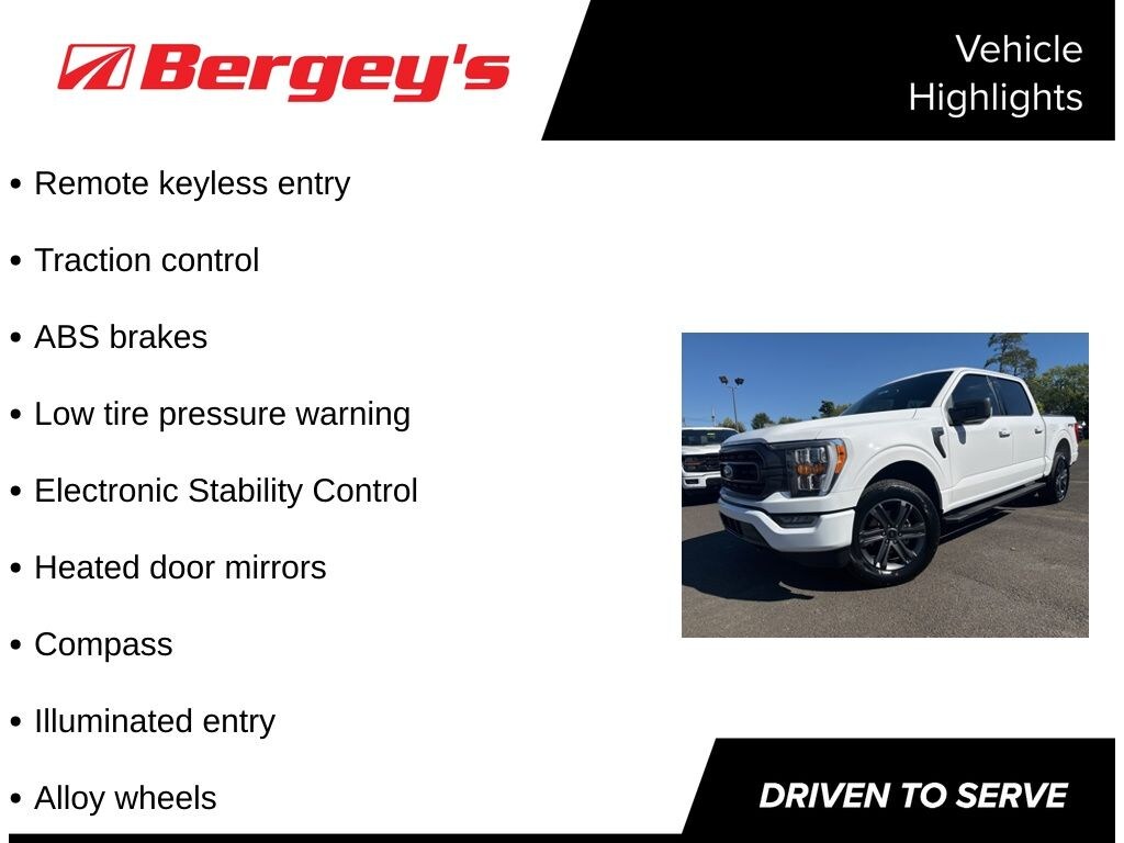 Certified 2023 Ford F-150 XLT -2.7L, Sports Appearance, B&O, 20" Wheels Truck SuperCrew Cab