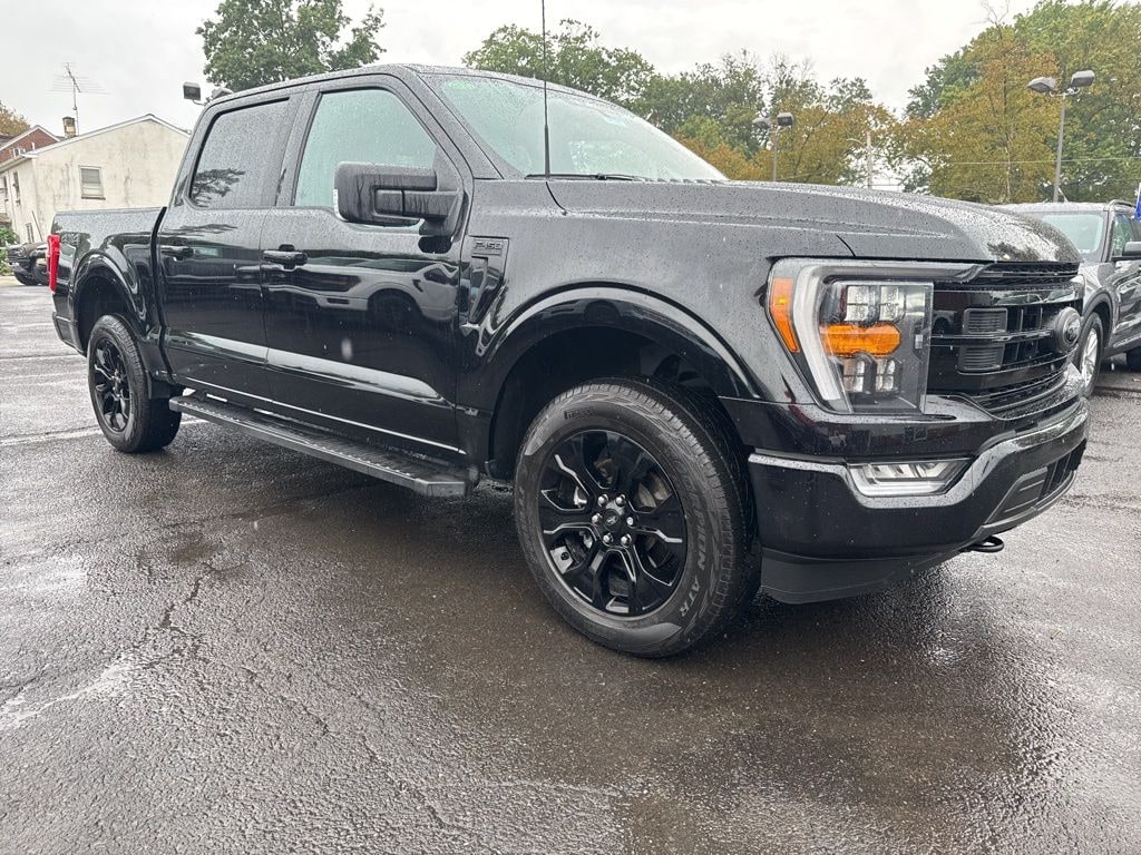Certified 2023 Ford F-150 XLT -2.7L. Sports/Black Appearance, Leather, 20" Truck SuperCrew Cab